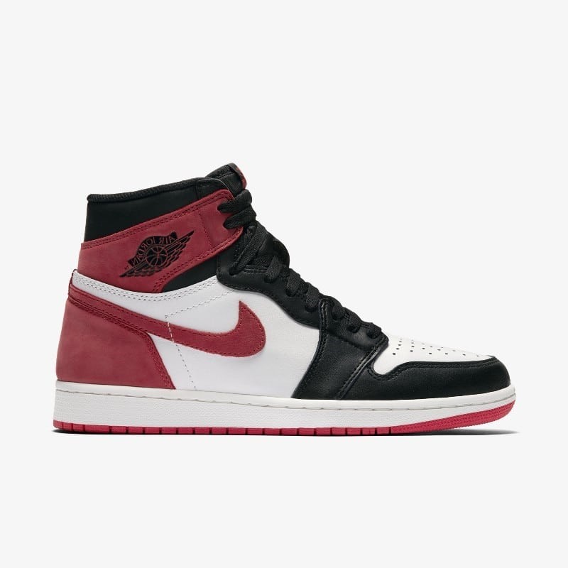 Jordan 1 high red white best sale